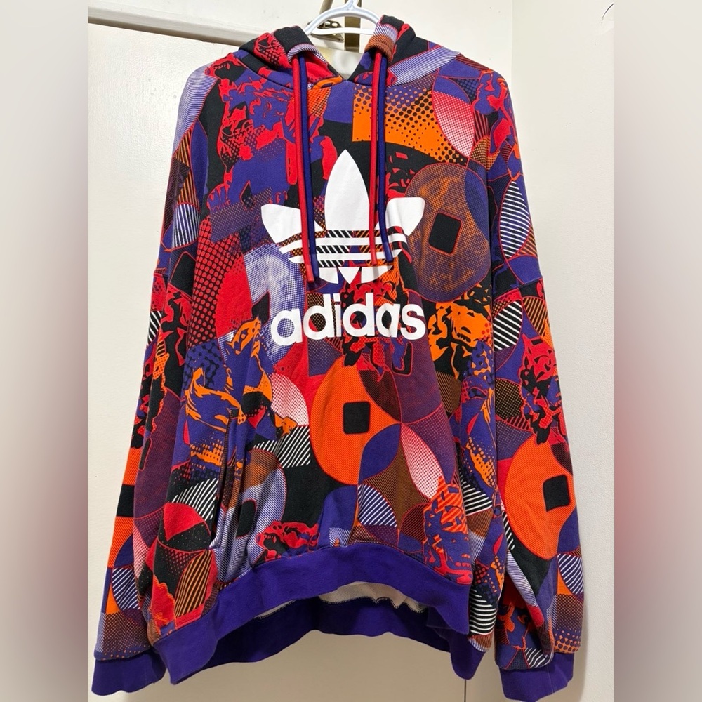 Adidas Multicolor Graphic Hoodie